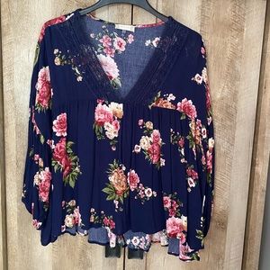 Altar’d State Flowy Floral Top NWT
